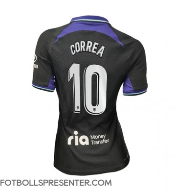 Atletico Madrid Angel Correa #10 Borta Matchtröja Dam 2022-23 Kortärmad
